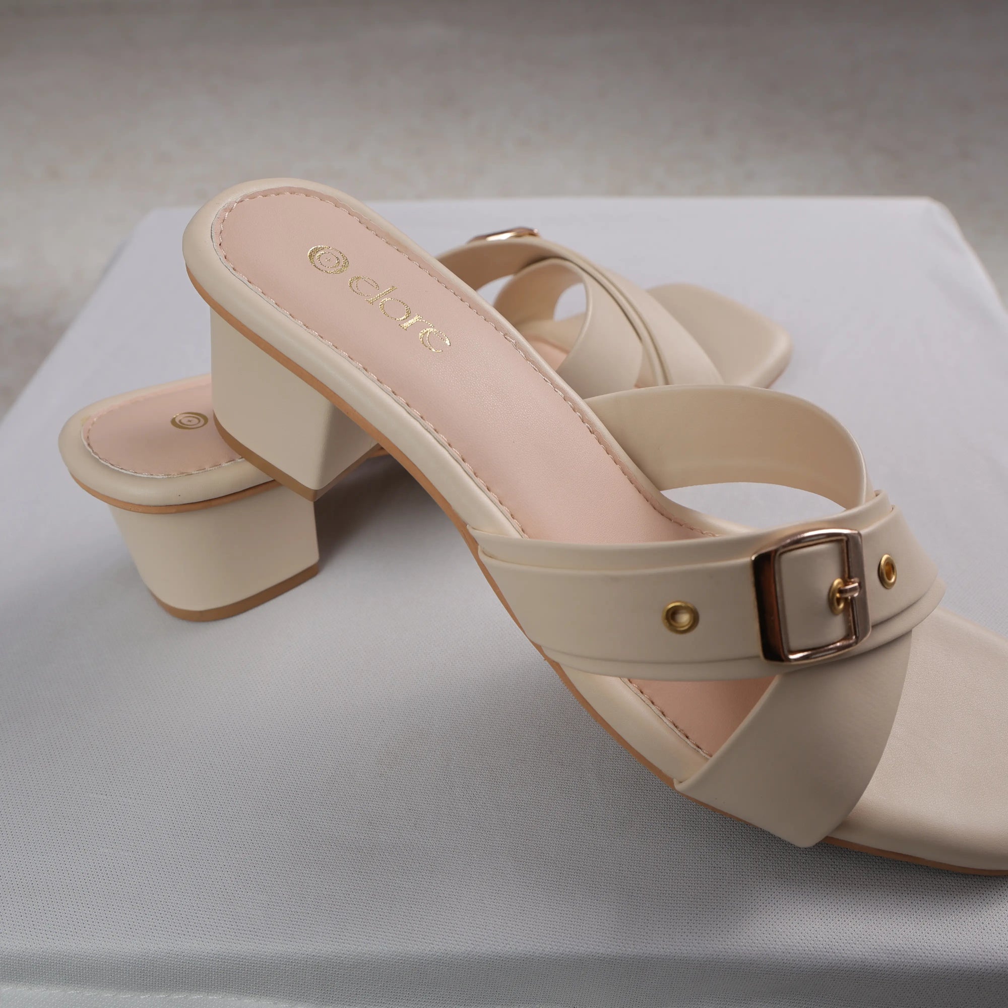 Aveline Buckle Heels