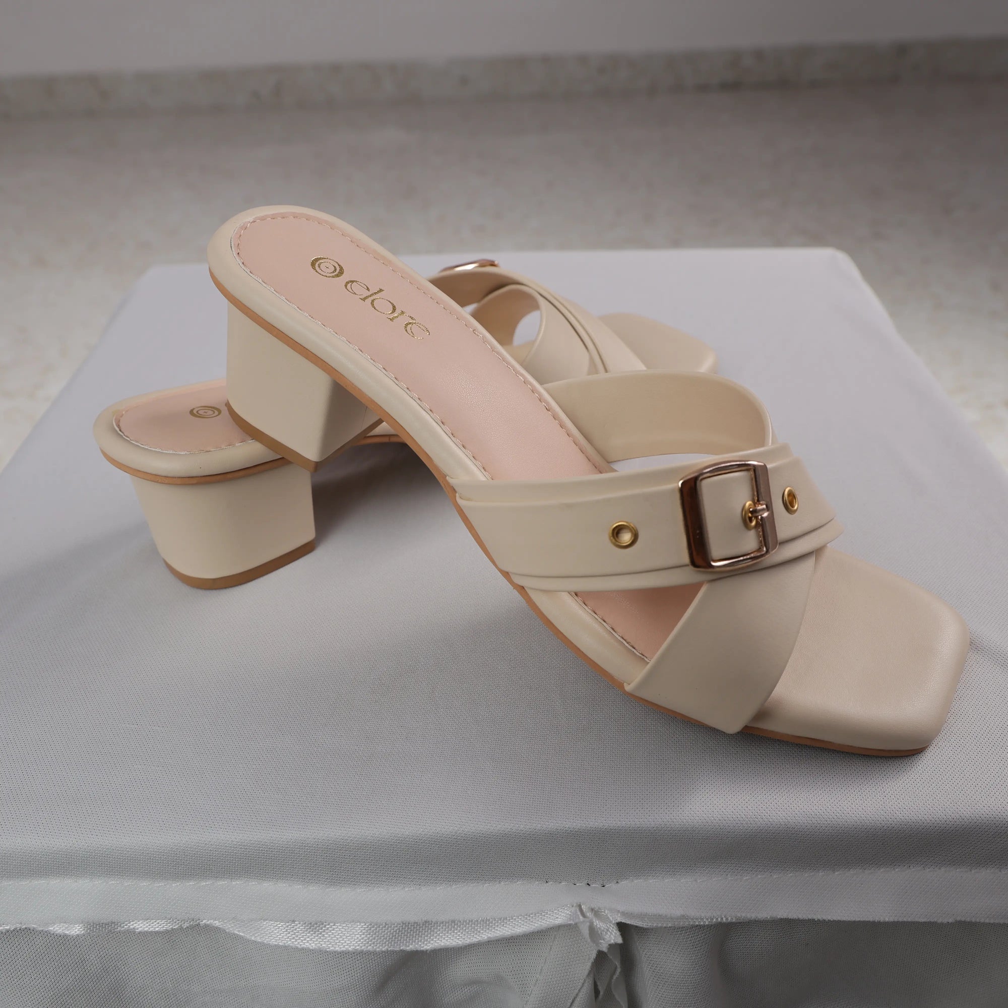 Aveline Buckle Heels