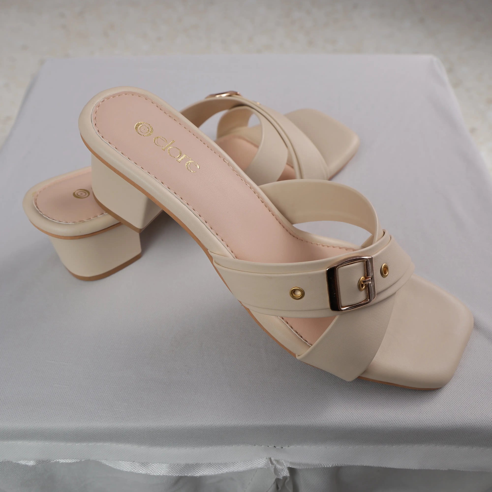 Aveline Buckle Heels