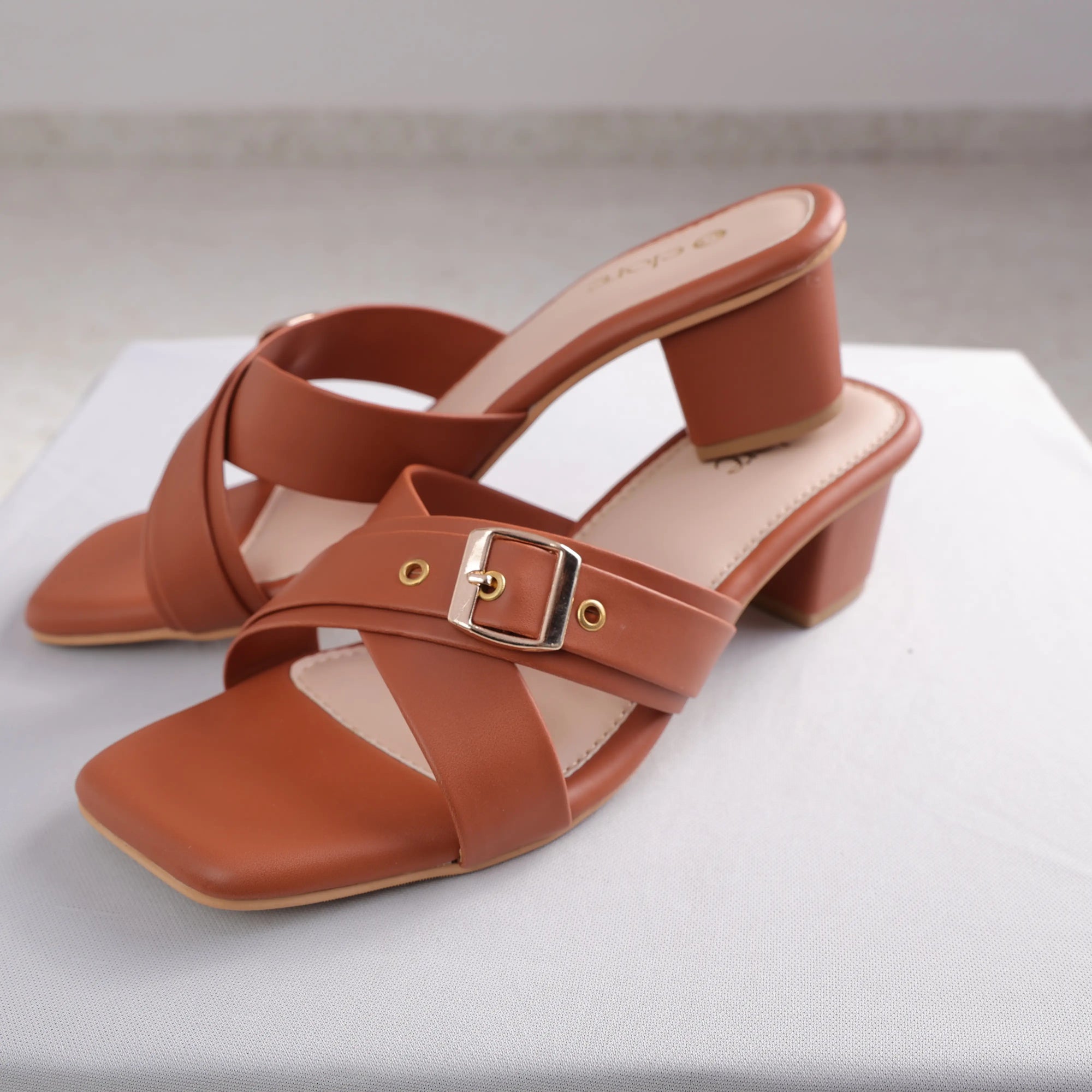 Aveline Buckle Heels