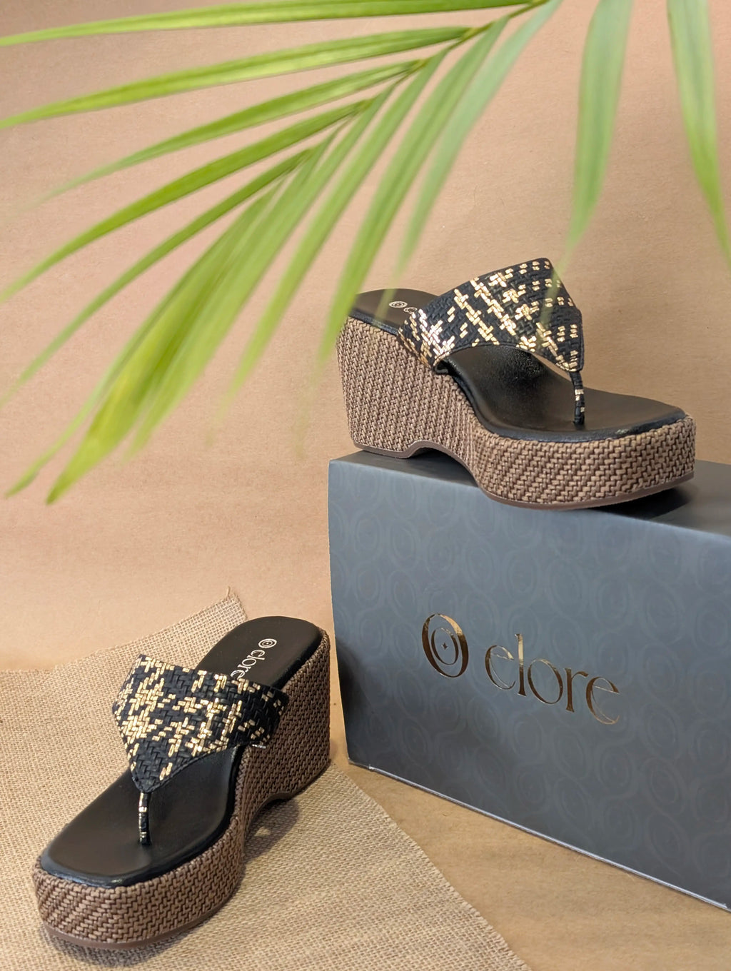 Inaaya jute wedges